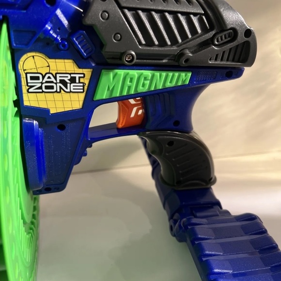 Dart Zone Covert Ops Magnum Superdrum Gun Rapid Fire with Darts Working Tested - Picture 14 of 16